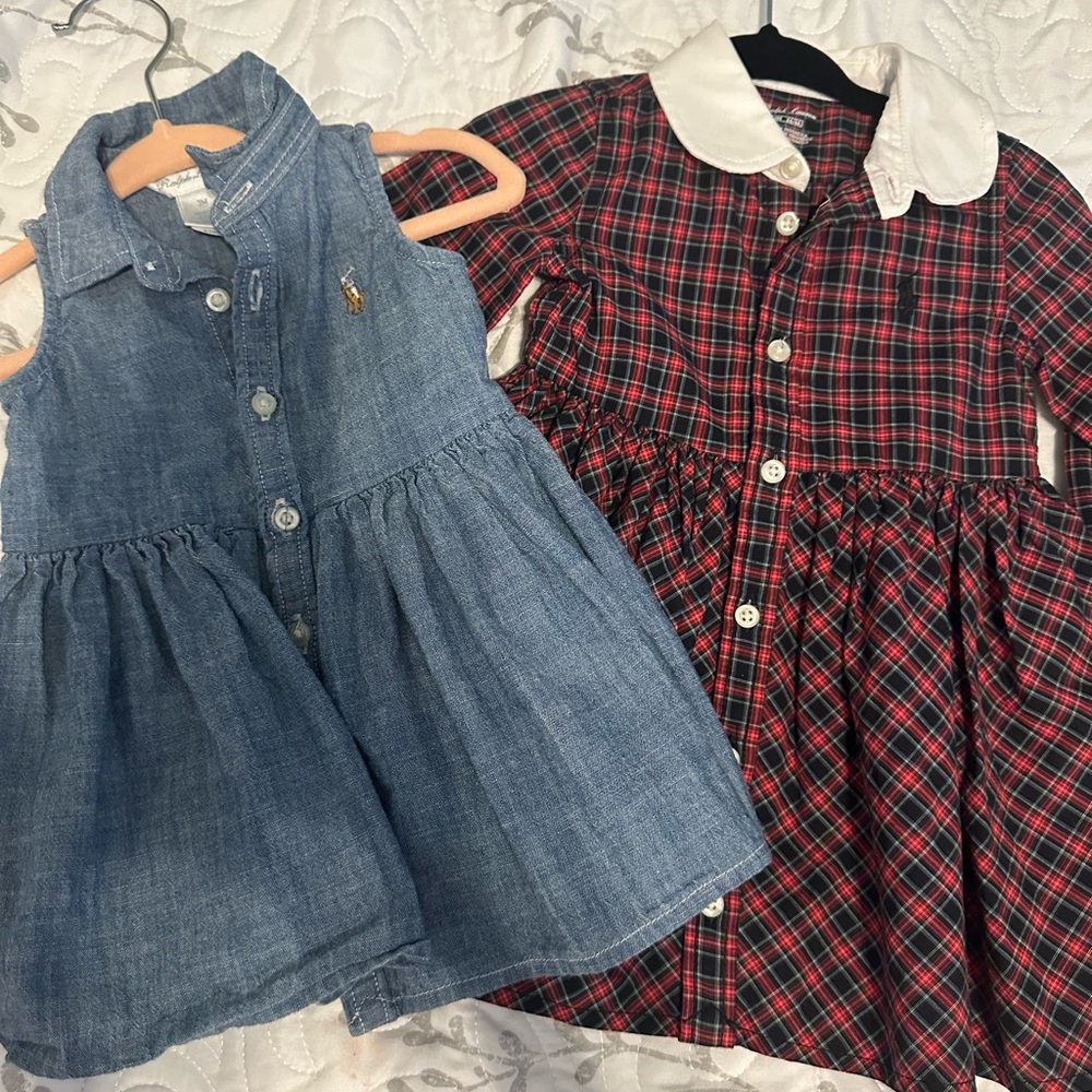 2 Ralph Lauren baby dresses